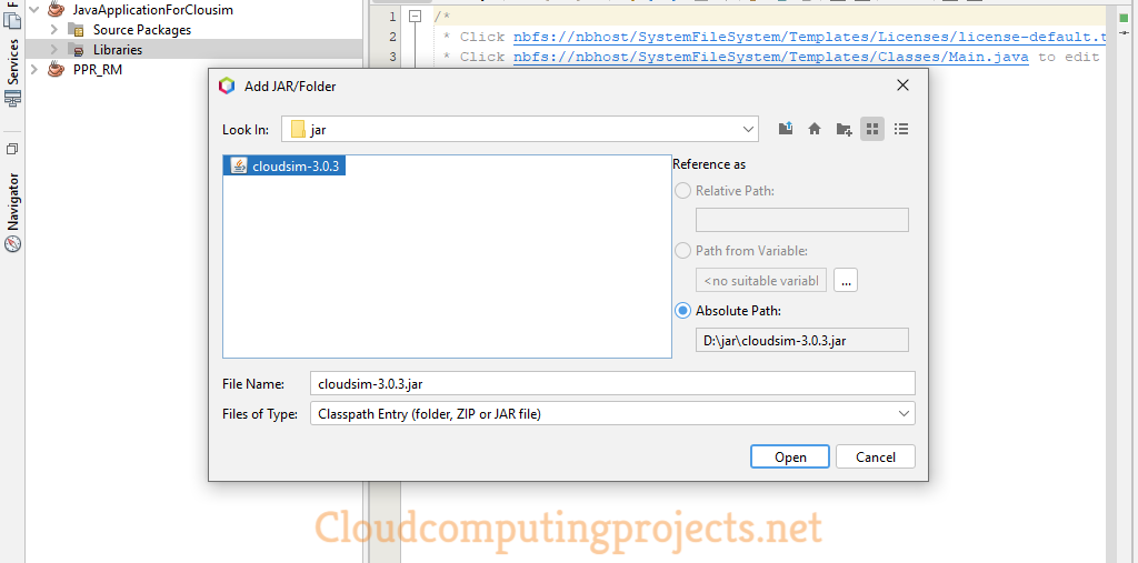 Enhancement in CloudSim Project